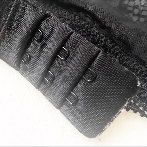 Calvin Klein Black Lace Bra sz 34D Underwire Bra - Picture 5 of 6